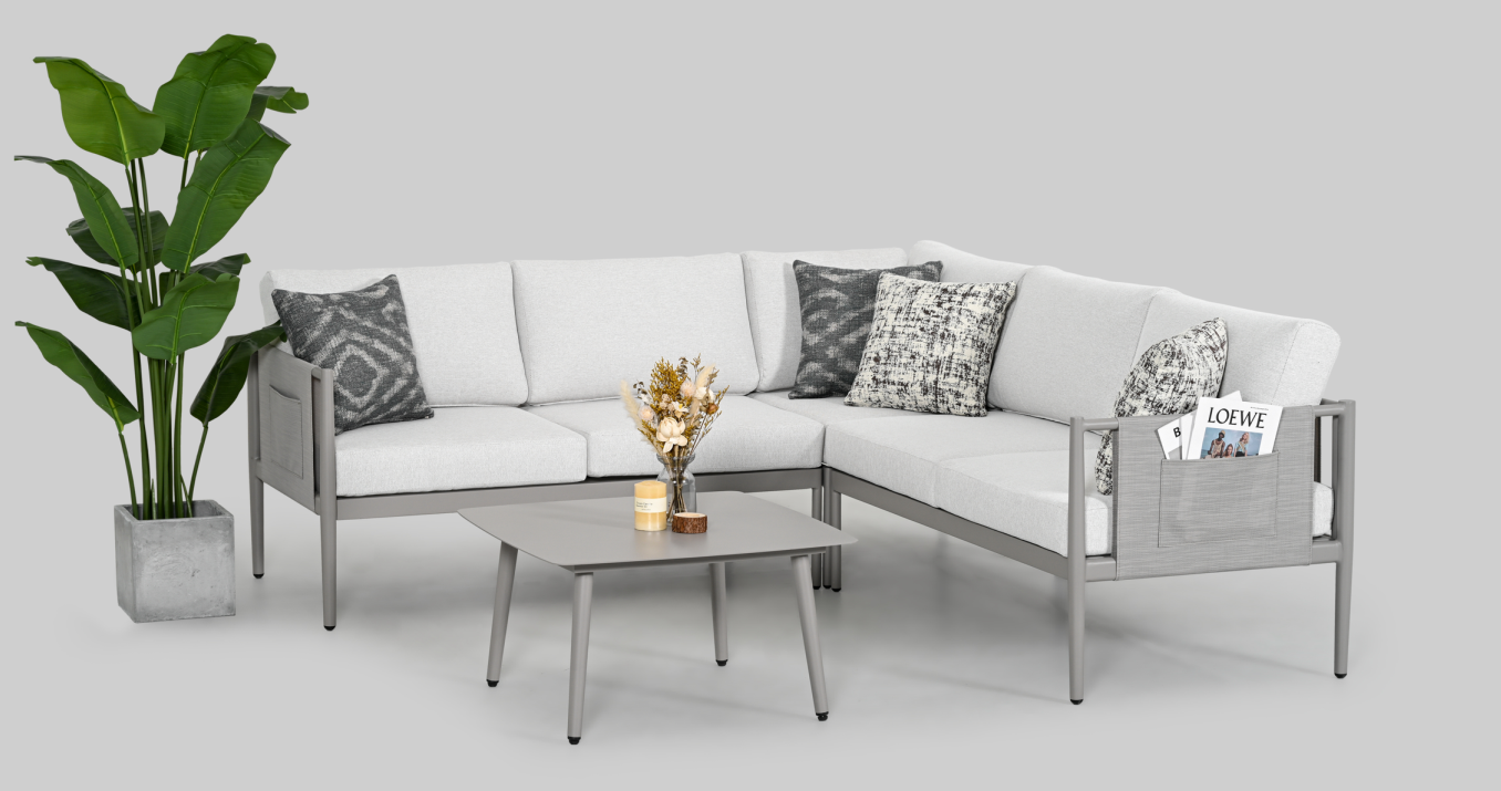 textliene corner sofa set