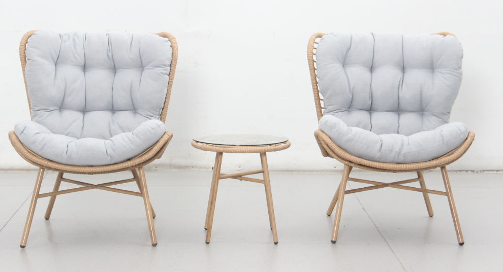 wicker bistro set