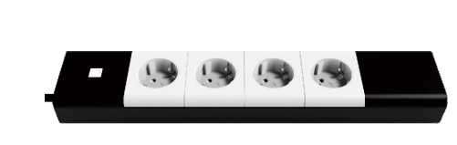 4Outlets Wide Spaced Strip Socket