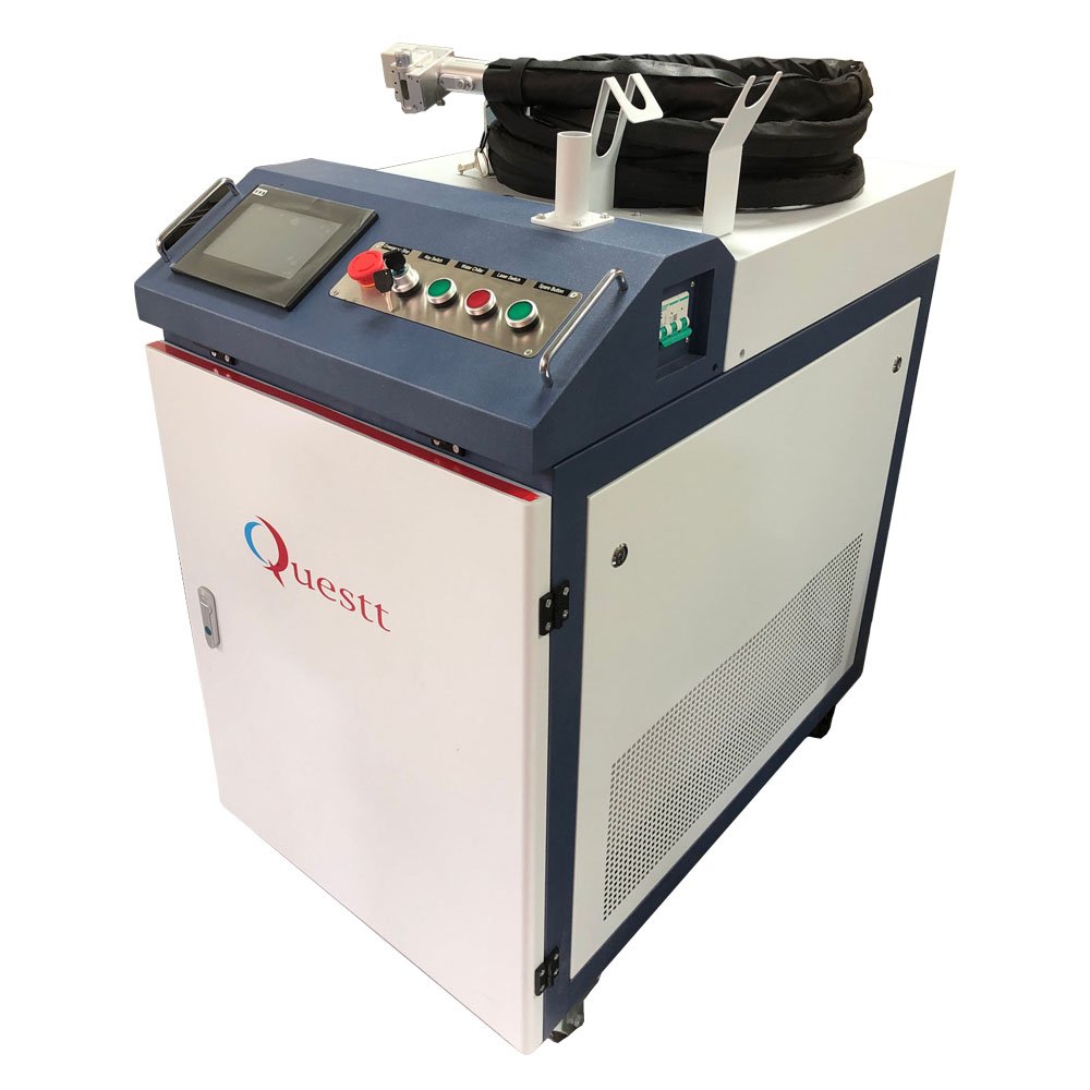 Continuous laser cleaning machine