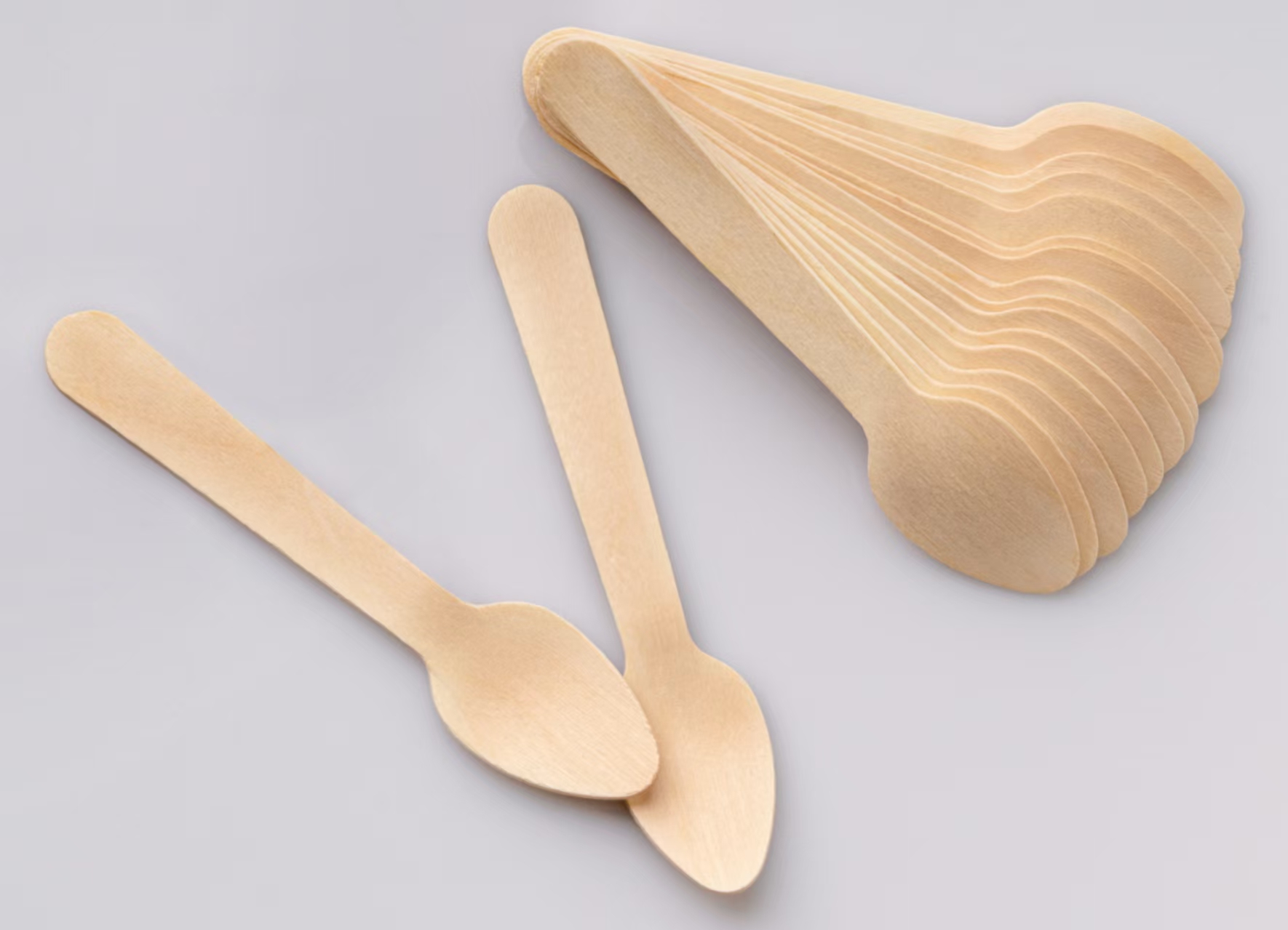 Bamboo & wooden disposable spoon