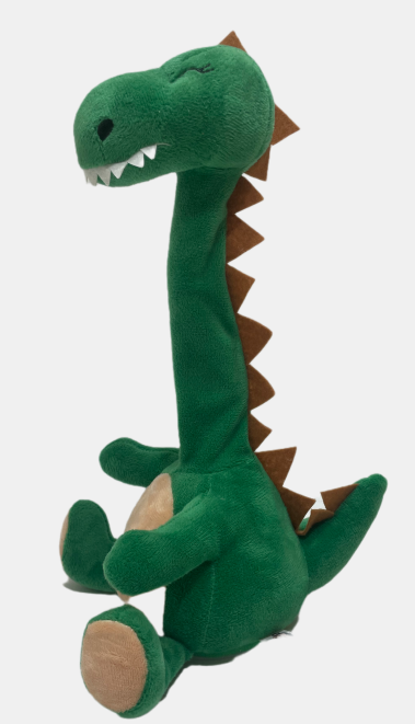 Talking Back Dinosaur W/ Twsit Neck Plush Toy
