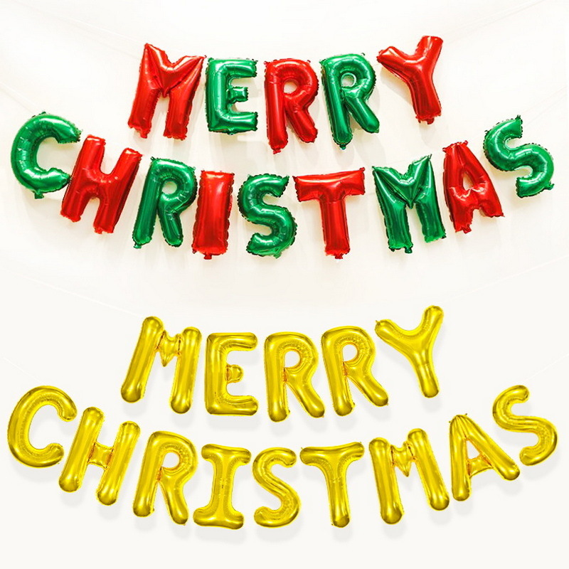 Balloon banner for Xmas
