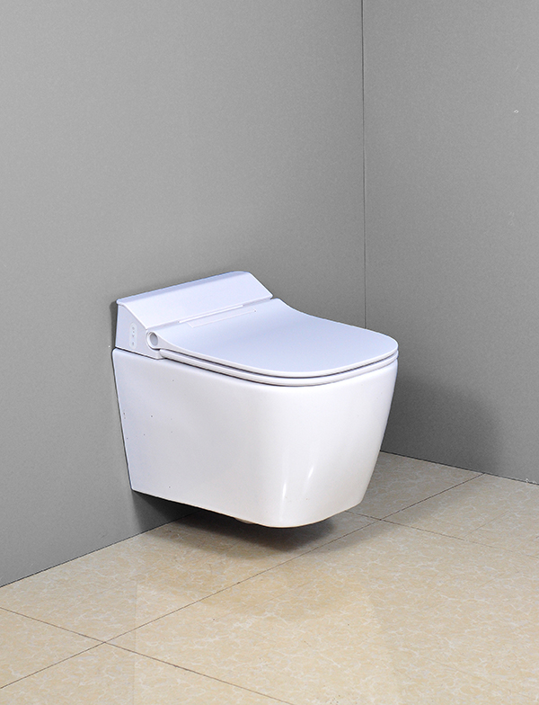 CH11025 Wall-hung WC pan with pressure flush valve