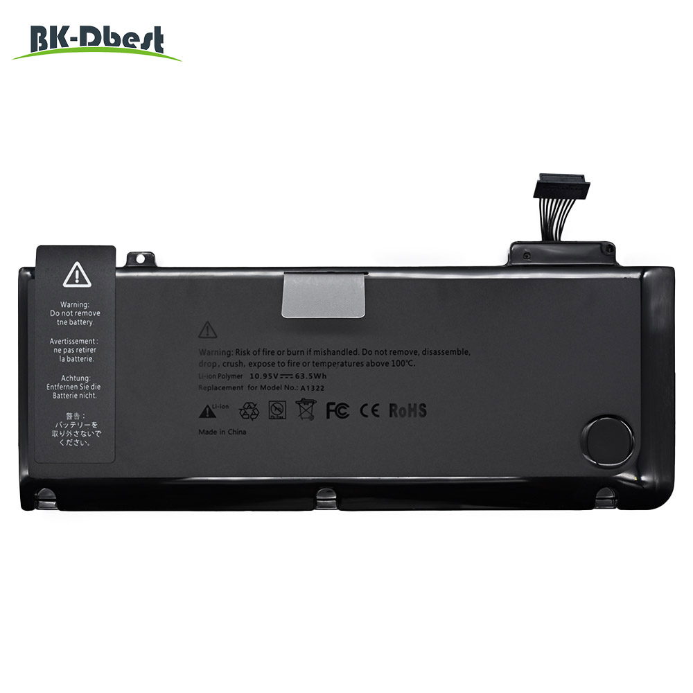 BK-Dbest Factory Supply A1322 Laptop Battery for Apple Macbook Pro 13-inch A1278 year 2009 - 2012
