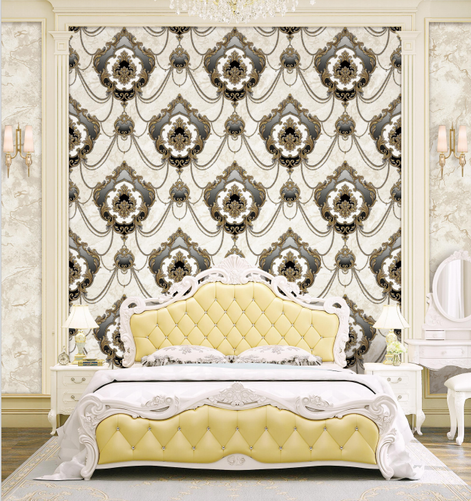 New damask wallpaper
