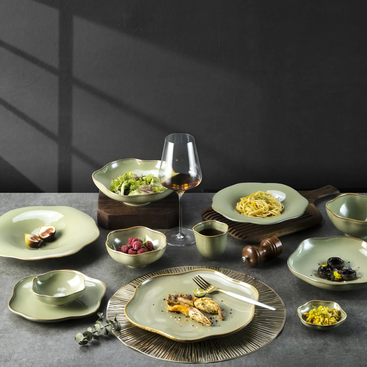European tableware