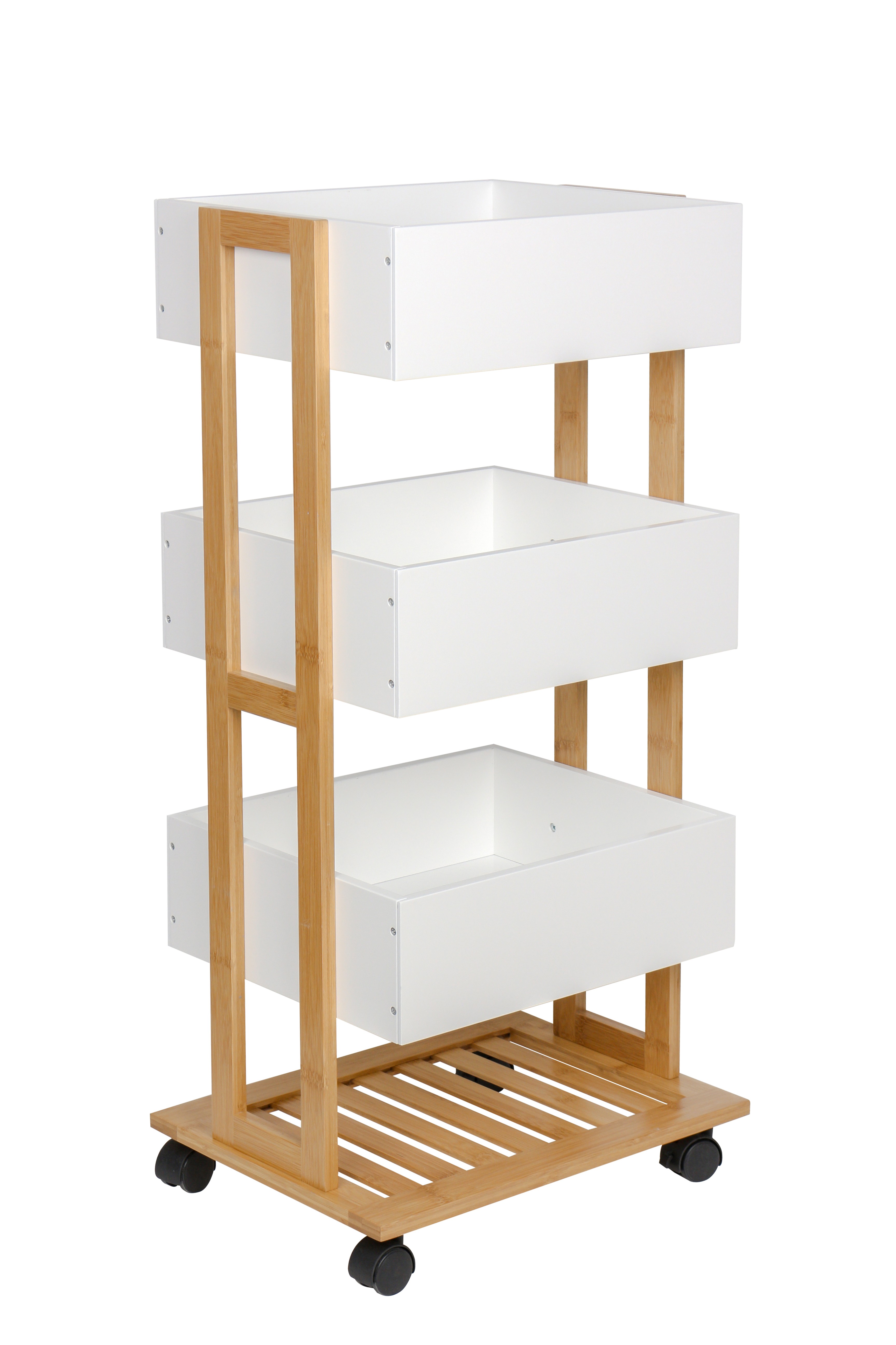 Bamboo Storage Trolley