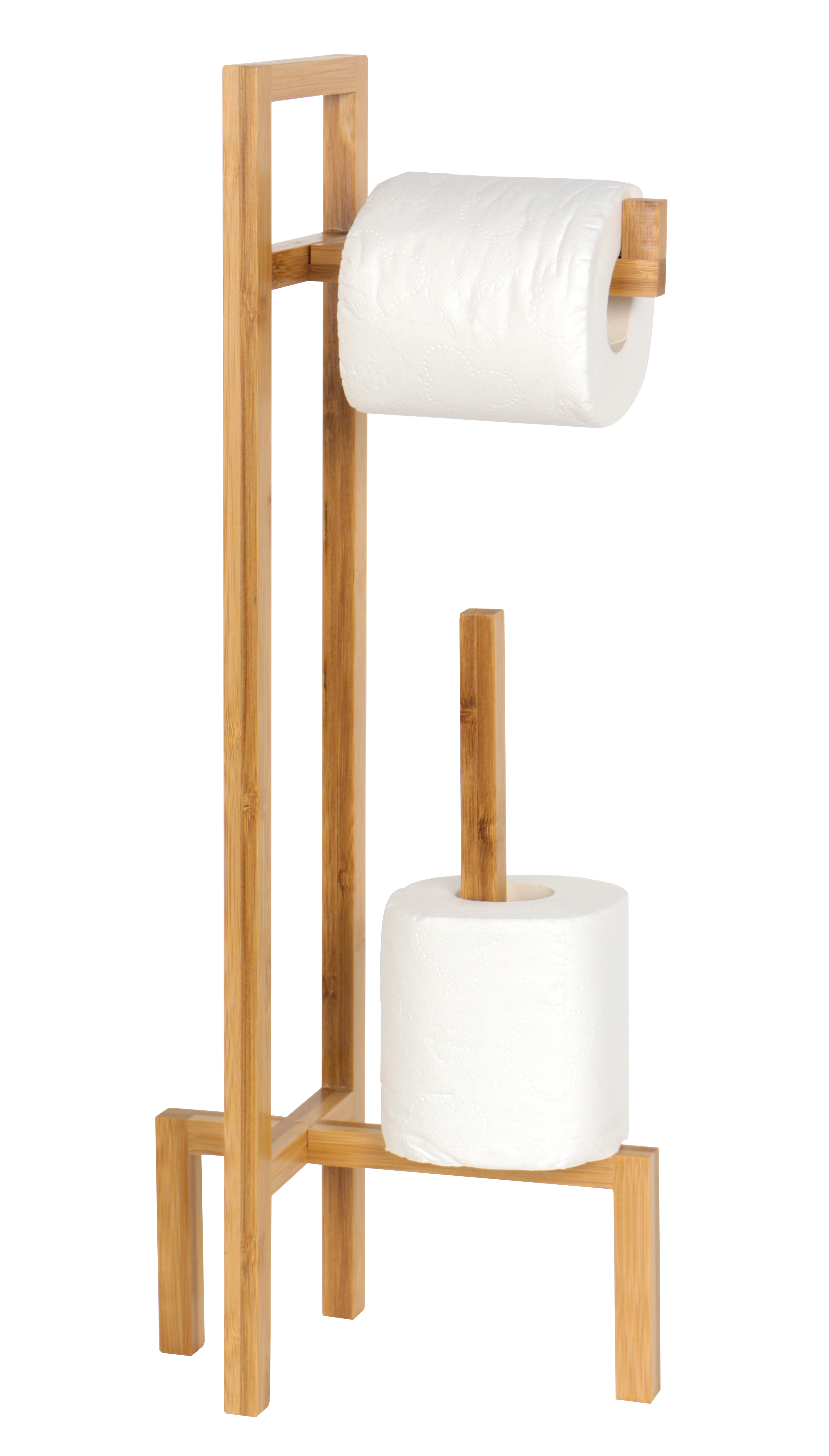 Bamboo toilet paper holder