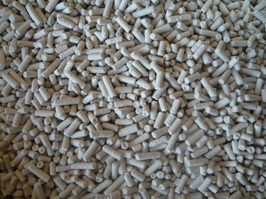 Cylindrical shape cat litter