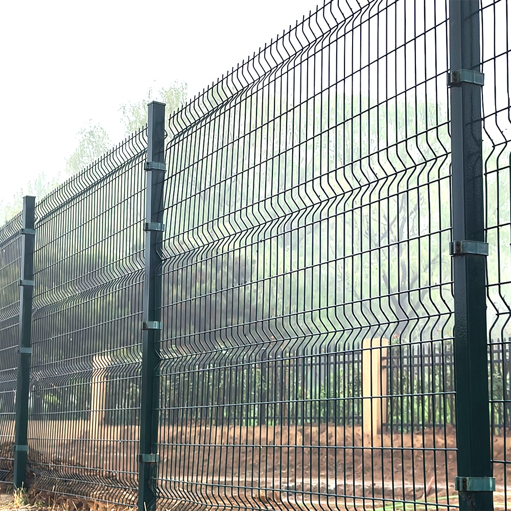3D Metal Wire Fence Panel Home Garden V folds Welded Wire Mesh Fence