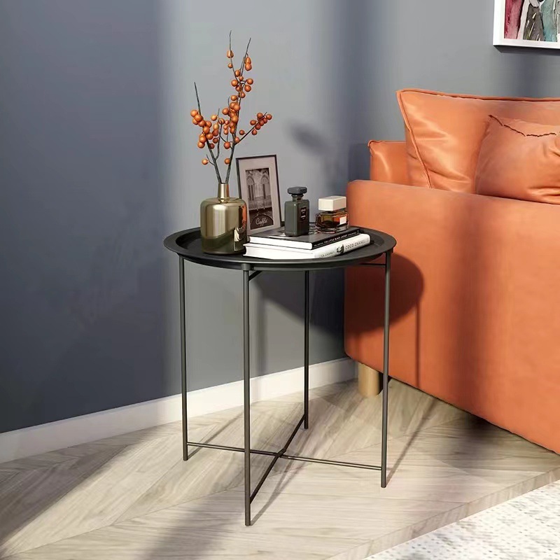 Metal black coffee table
