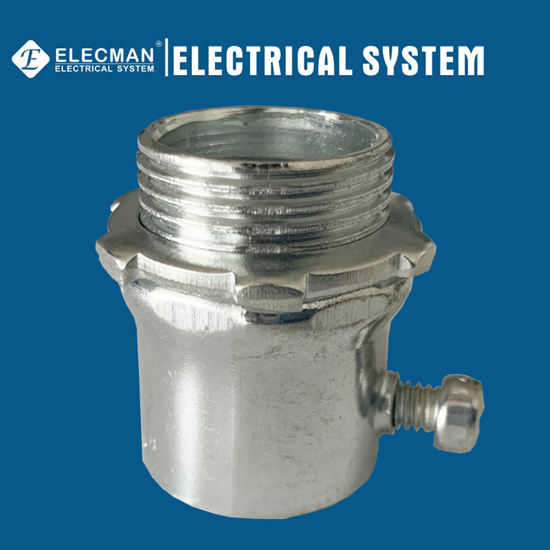Steel EMT Connector Set Screw Type