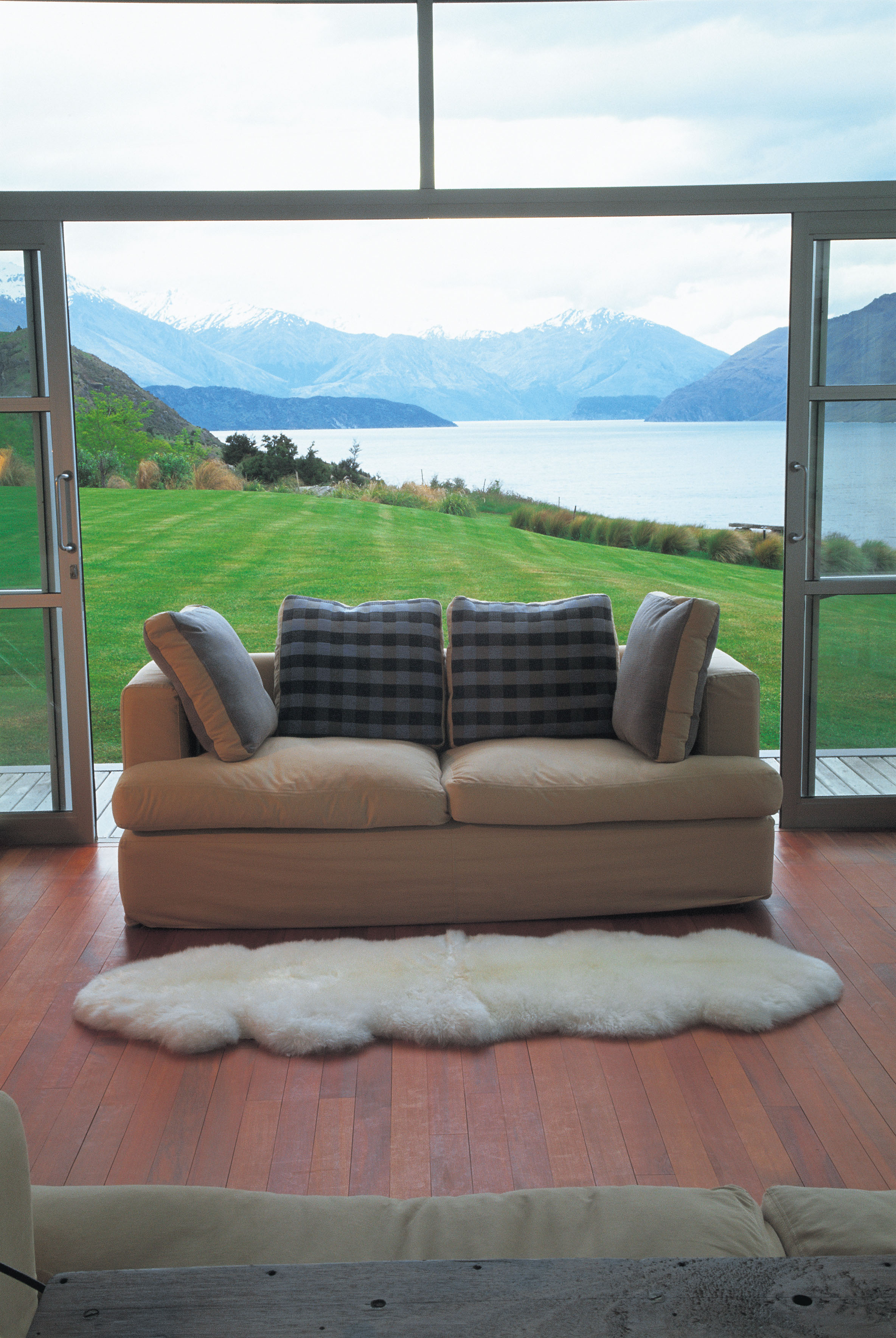 Sheepskin rug