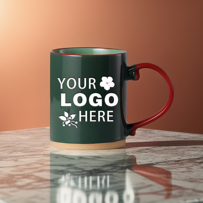 Custom LOGO pattern two-dimensional code lettering printing hotel gifts ceramic advertising cup