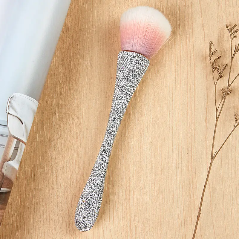 Make Up Brushes Powder Rhinestone Cover Diamond Handle Blush Powder Shiny Sparkle