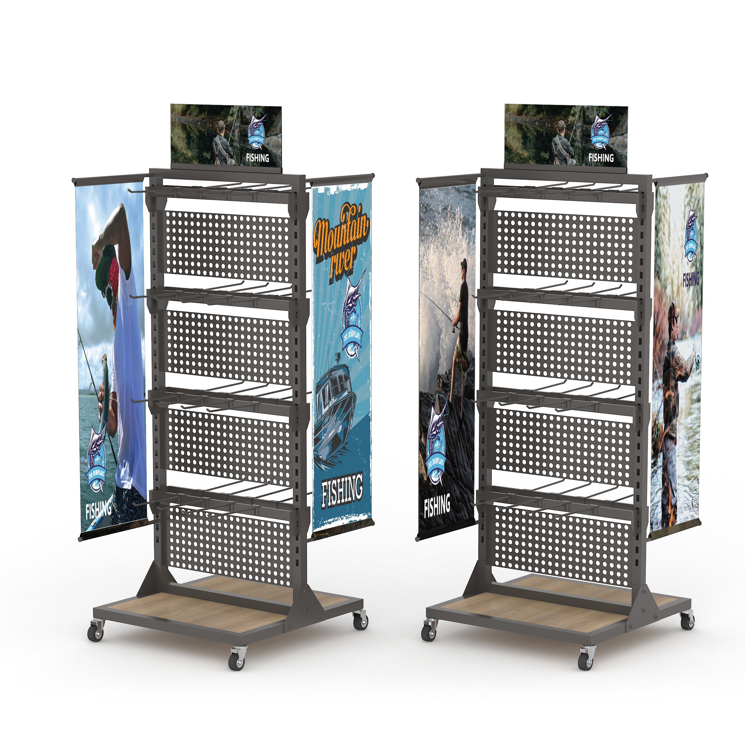 Fishing product display stand