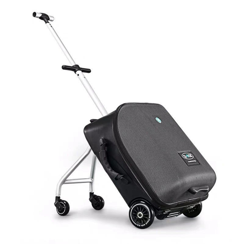 Foldable Kids Scooter Luggage Ride On Travel Trolley luggage Suitcase