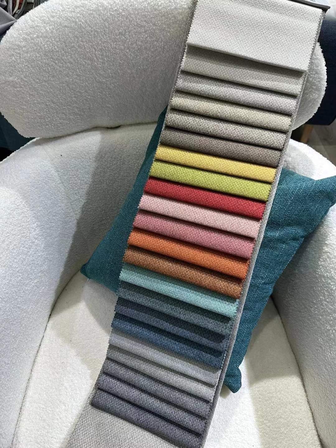 Linen-look fabric