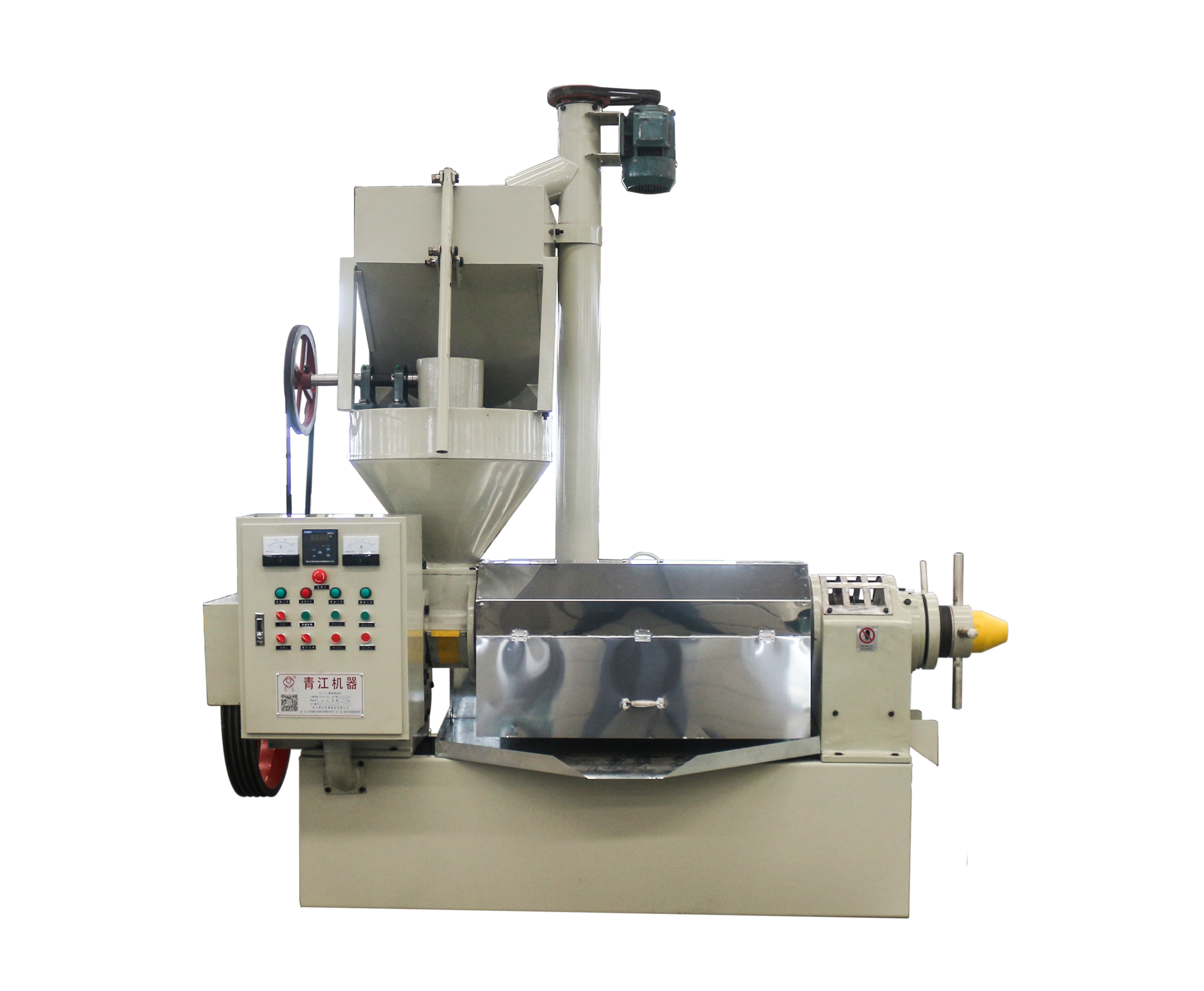 Automatic Control feeding Screw Oil Press Machines Soybean Oil Mill Cold Press