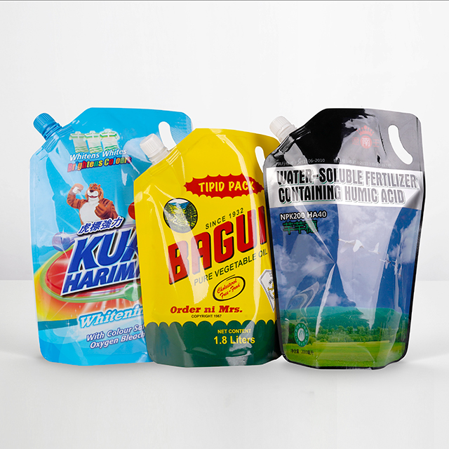 Standing Up Pouch for Liquid Food