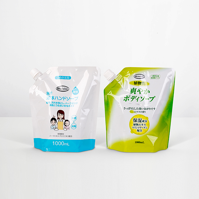 Standing Up Pouch for Liquid Food
