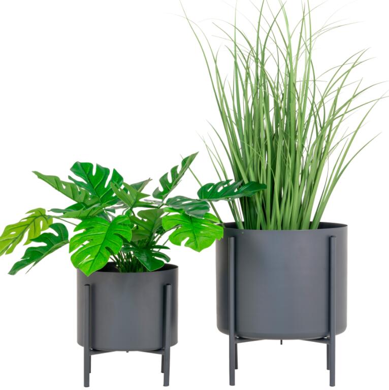 Wholesale metal Flower pots Various size iron bucket flower pots Garden decoration flower pot