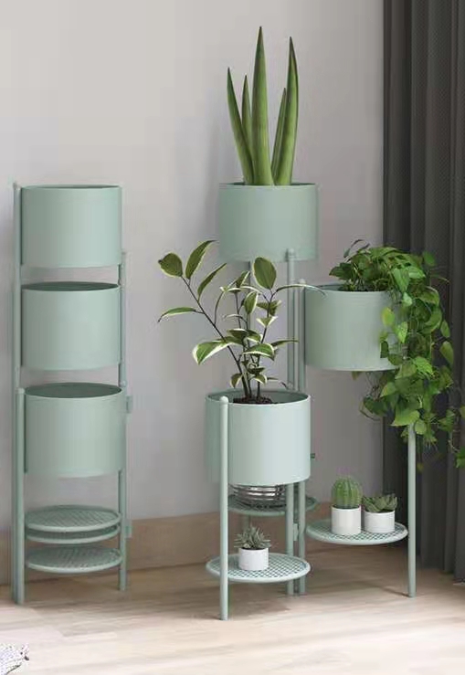 Wholesale metal Flower pots Various size iron bucket flower pots Garden decoration flower pot