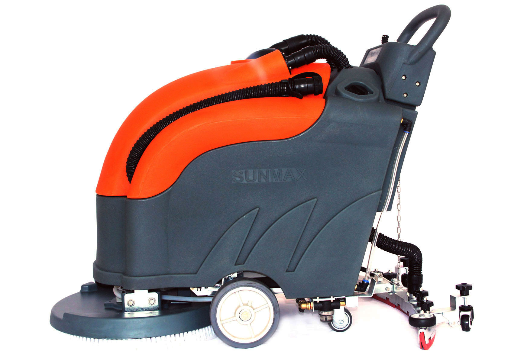 hand-push floor scrubber