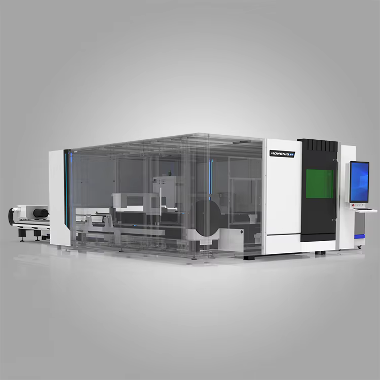 Hongniu full cover laser cutting machine