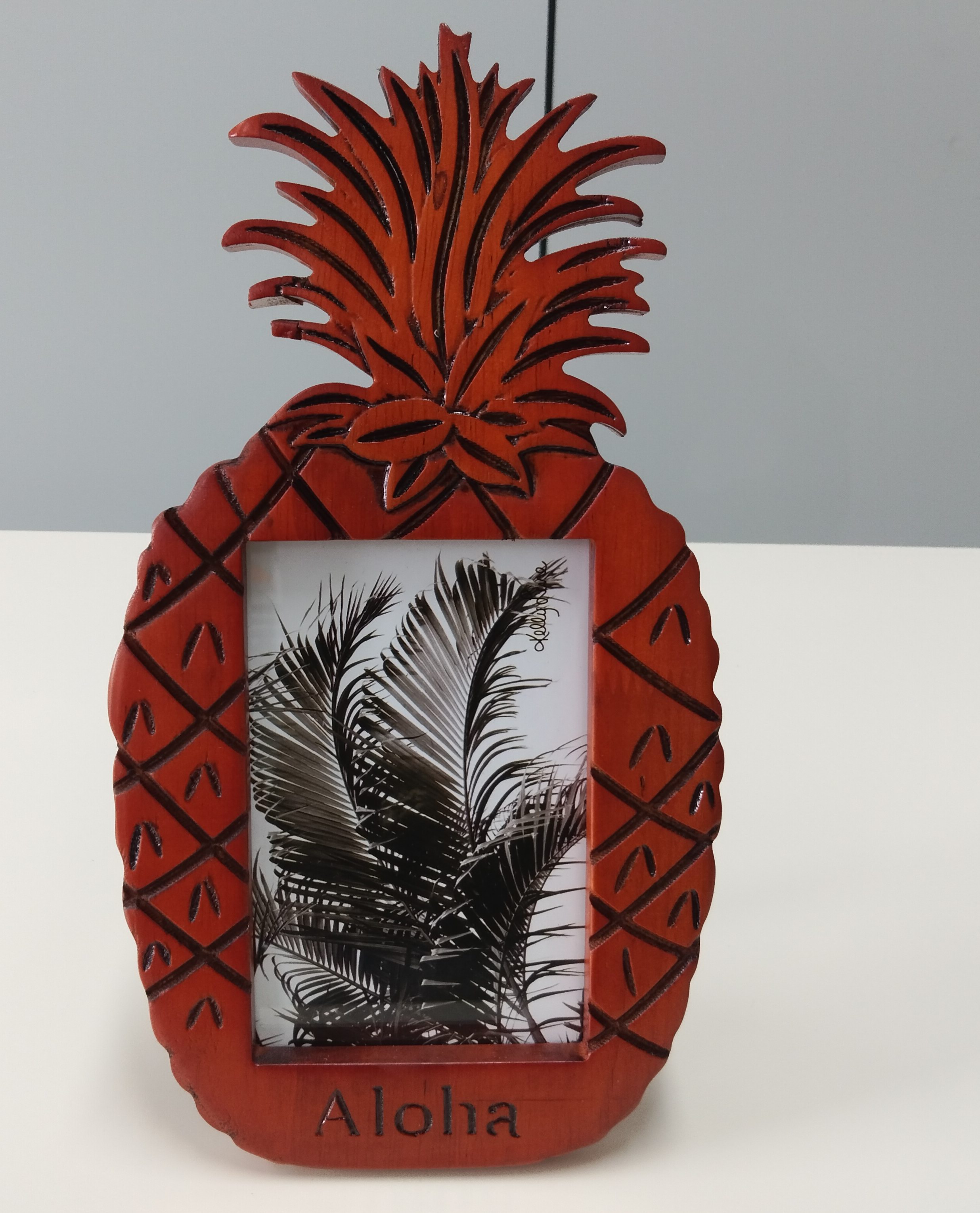Carved photo frame