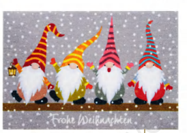 PVC Christmas printed floor mat