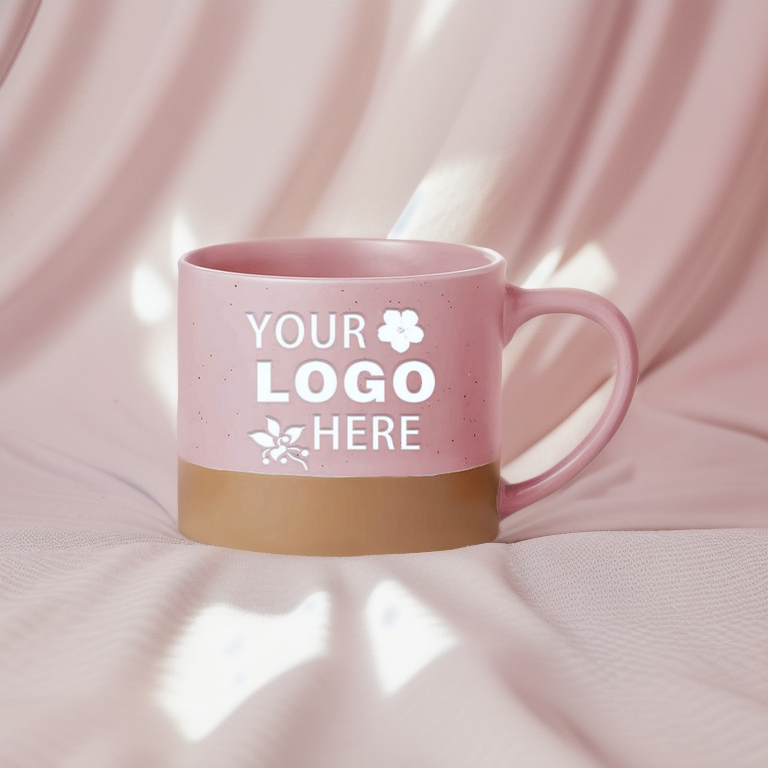 Simple multi-color bright ceramic mug household water cup can print LOGO text coffee cup gift cup