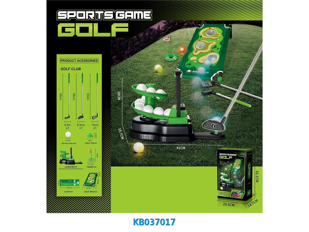 Sports game Golf set with lights