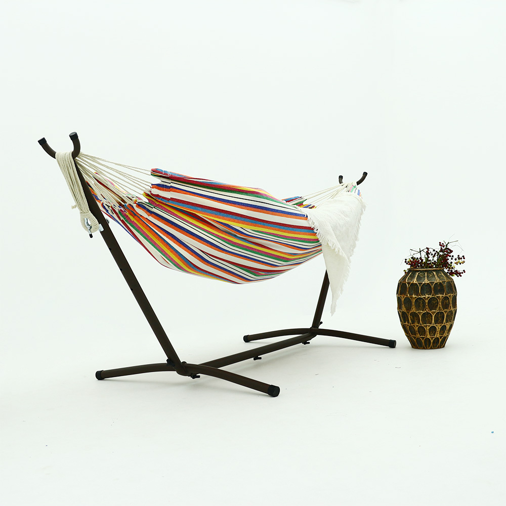 Thickened cotton hammock Field portable outdoor single hammock double swing bed