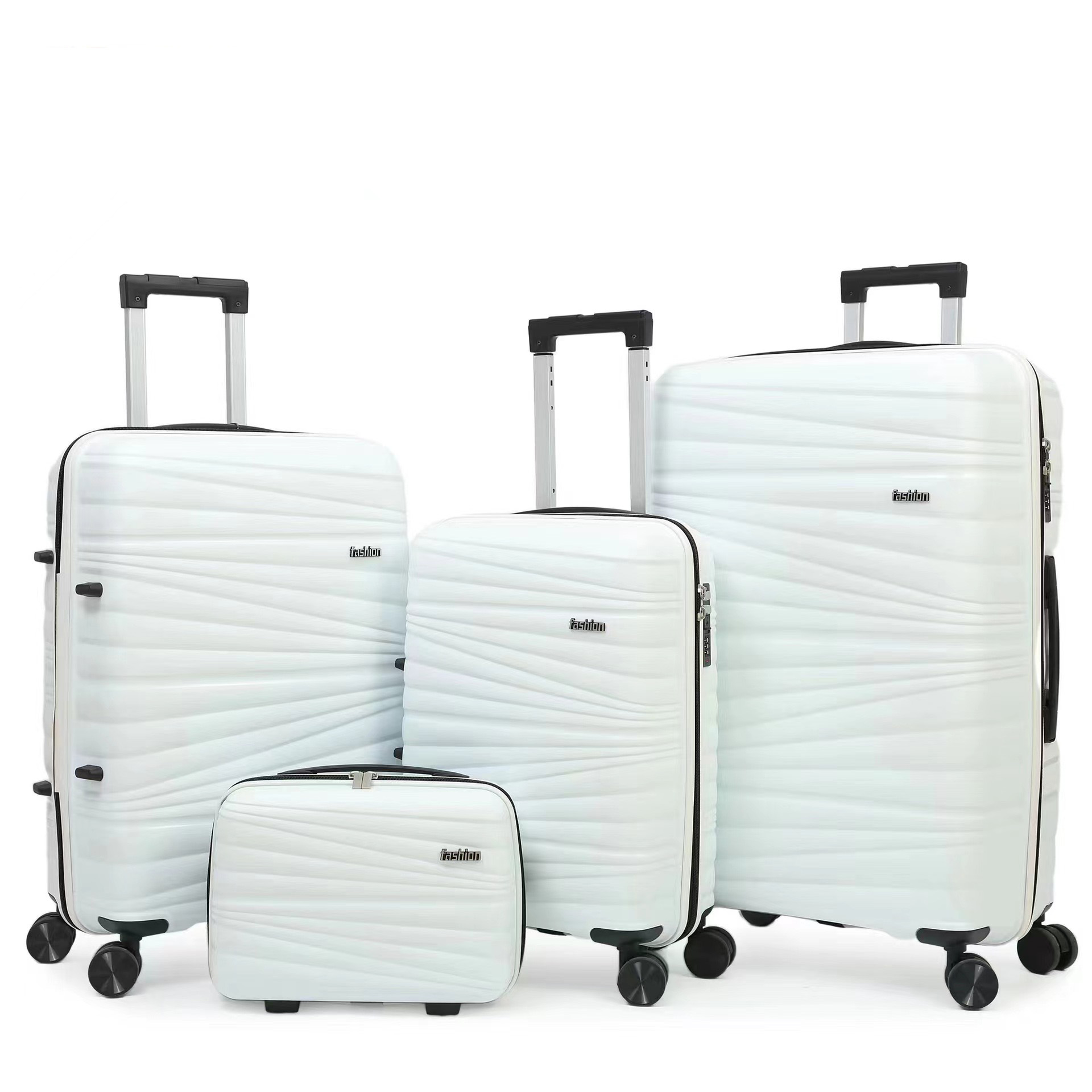 cheap travel trolley luggage suitcase soft fabric luggage bag sets