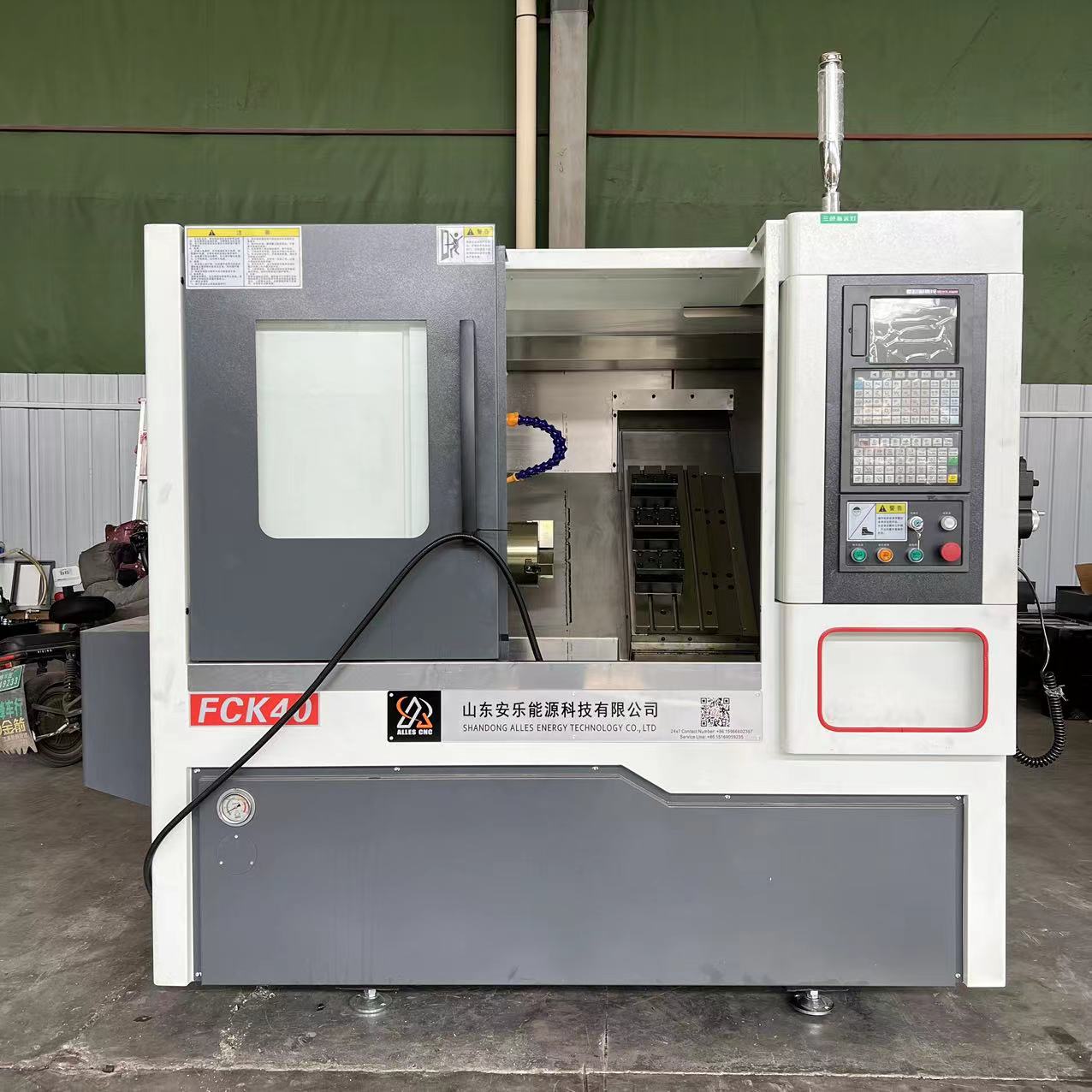 ALLES Metal CNC Slant Bed CNC Lathe
