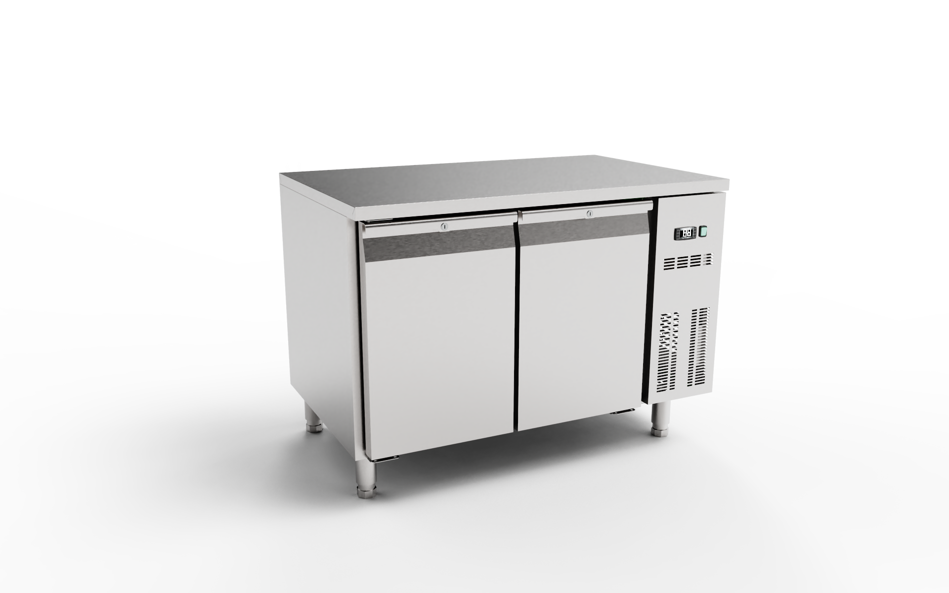 Stainless steel freezer