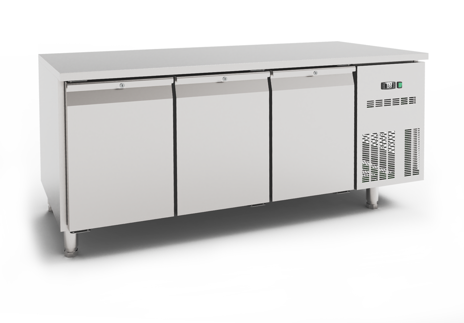 Stainless steel freezer