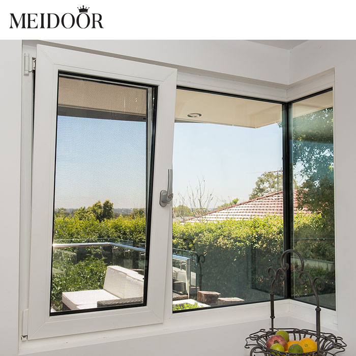 Thermal Break Aluminum Windows Double Glazing French Window Triple Glazed Casement House Windows