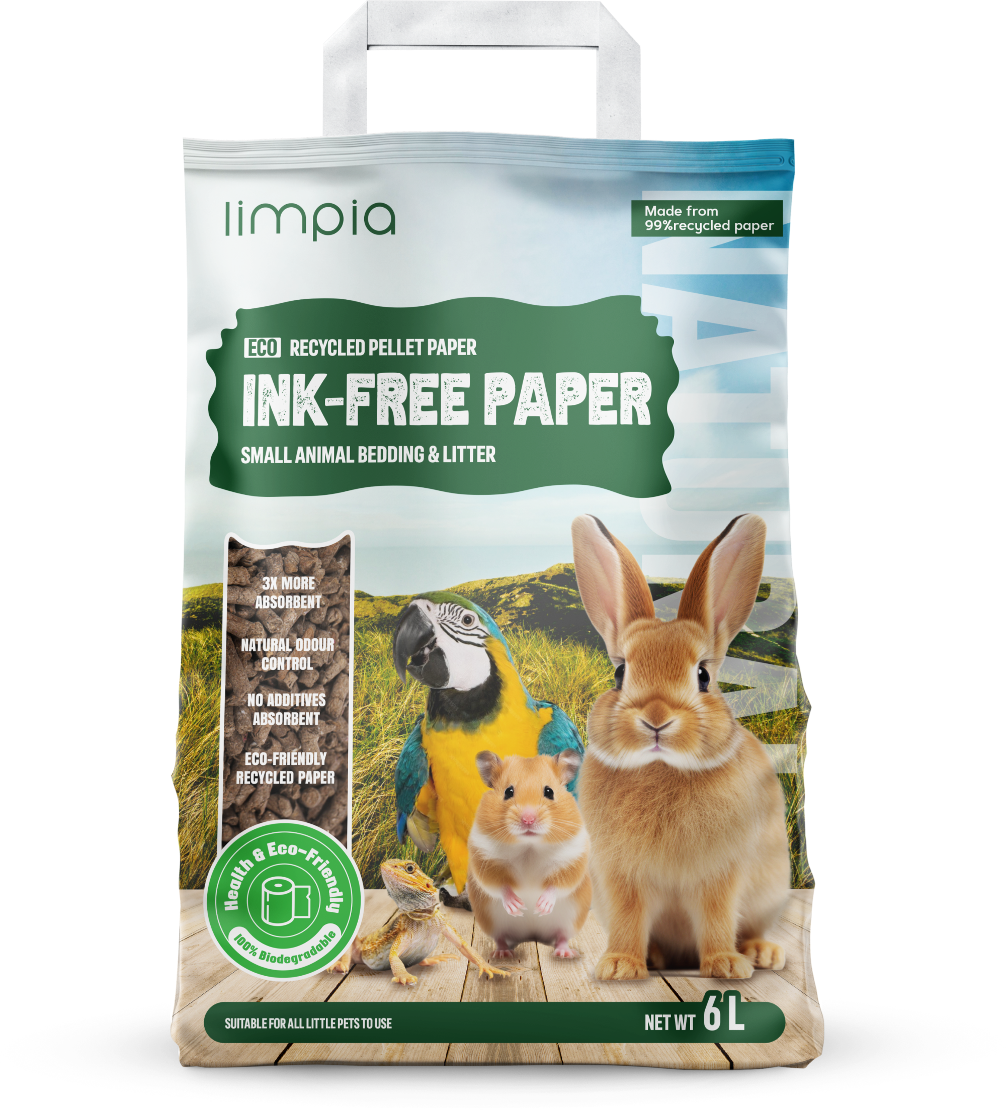 MRC Recycled Paper Cat Litter