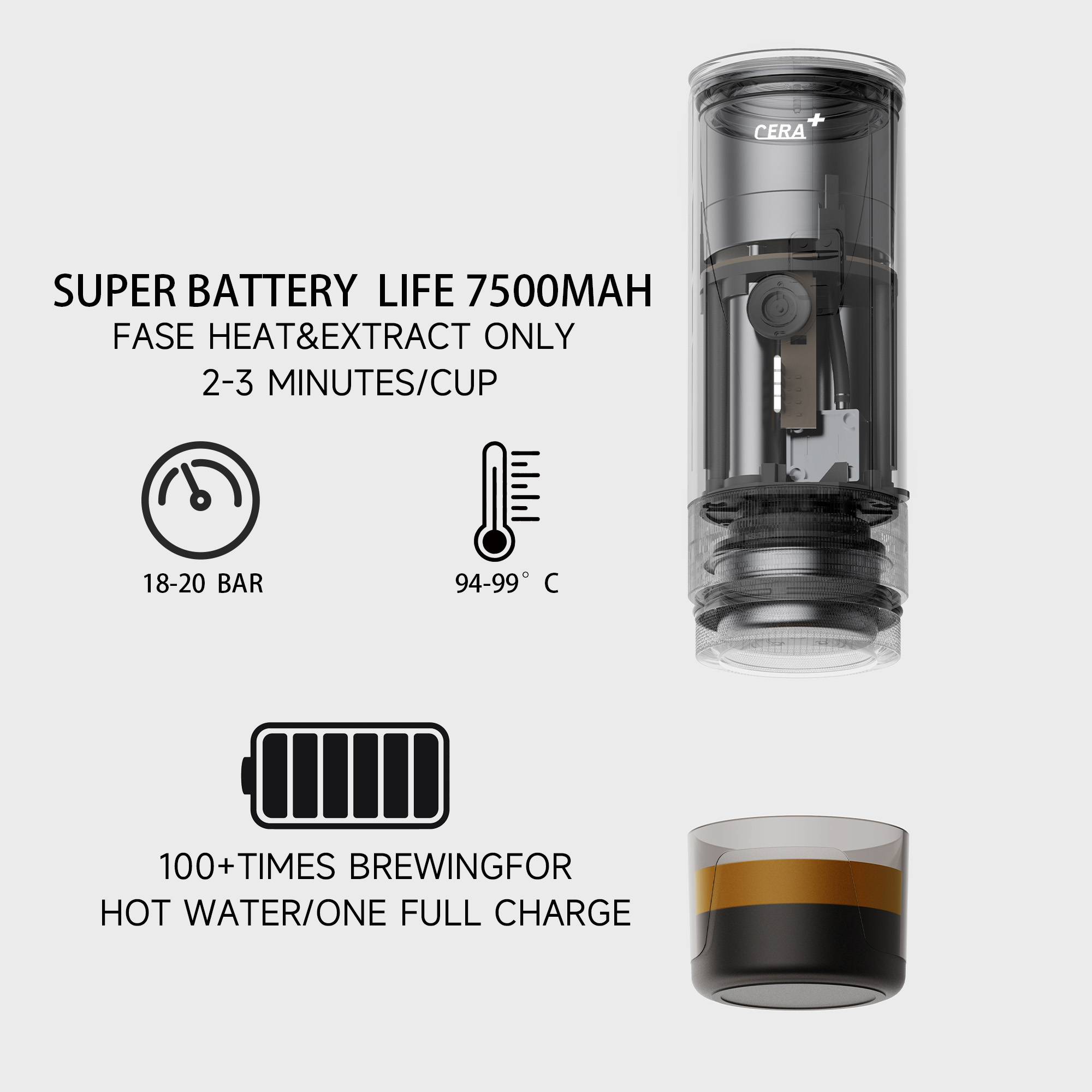 Portable Espresso Coffee maker 04A