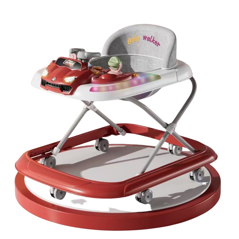 Baby Walker Easily Convertible Baby Walker Adjustable Three Position Height Settings Easy to Fold