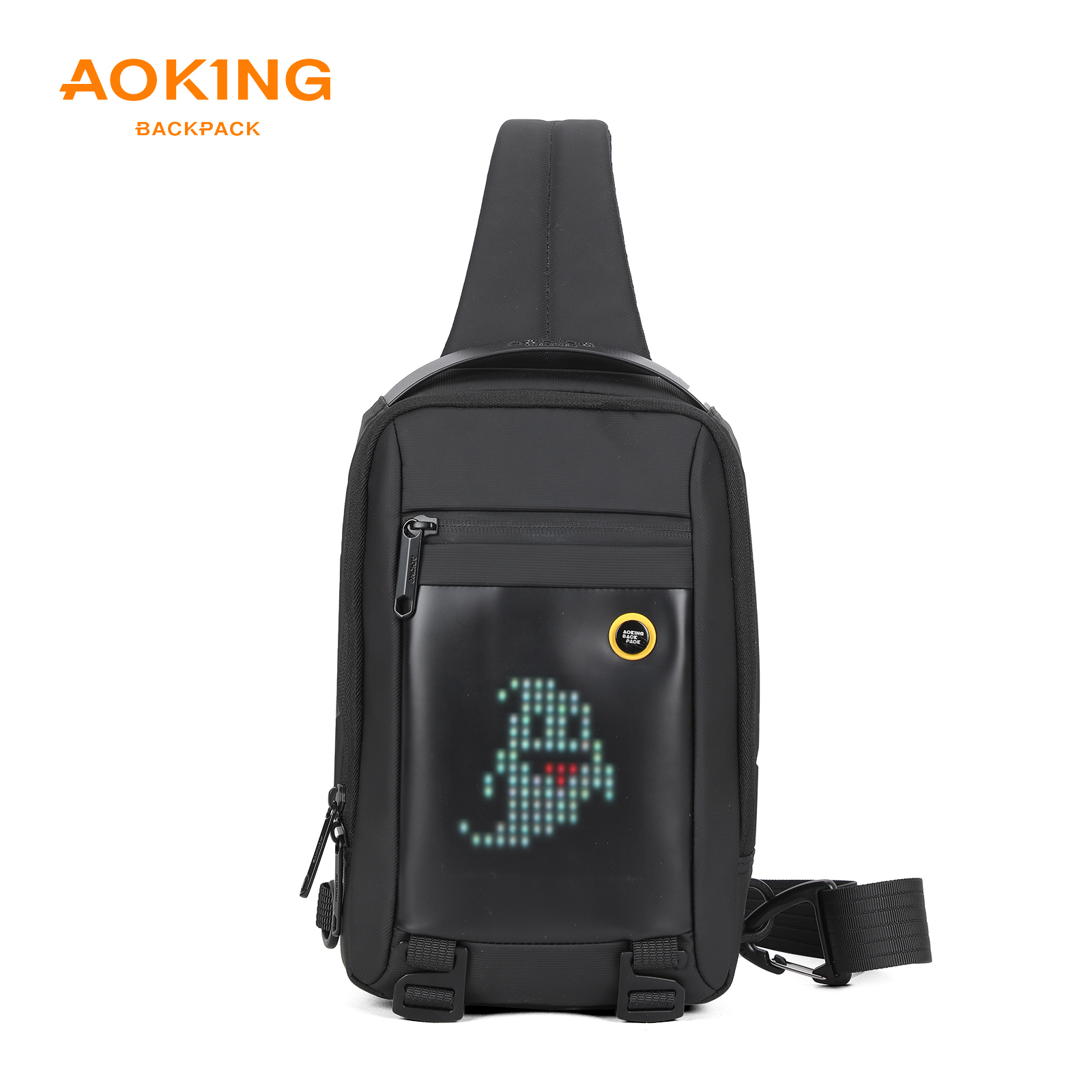 Aoking fashion large capacity lightweight business sling bag
