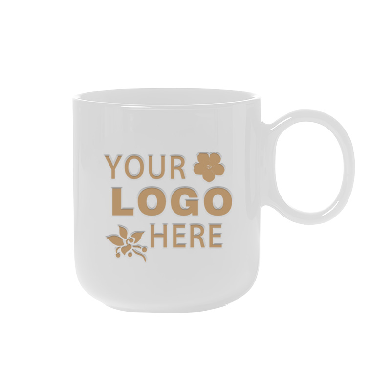 Ceramic Persimmon porcelain office cup coffee cup office tea drink cup souvenir cup custom