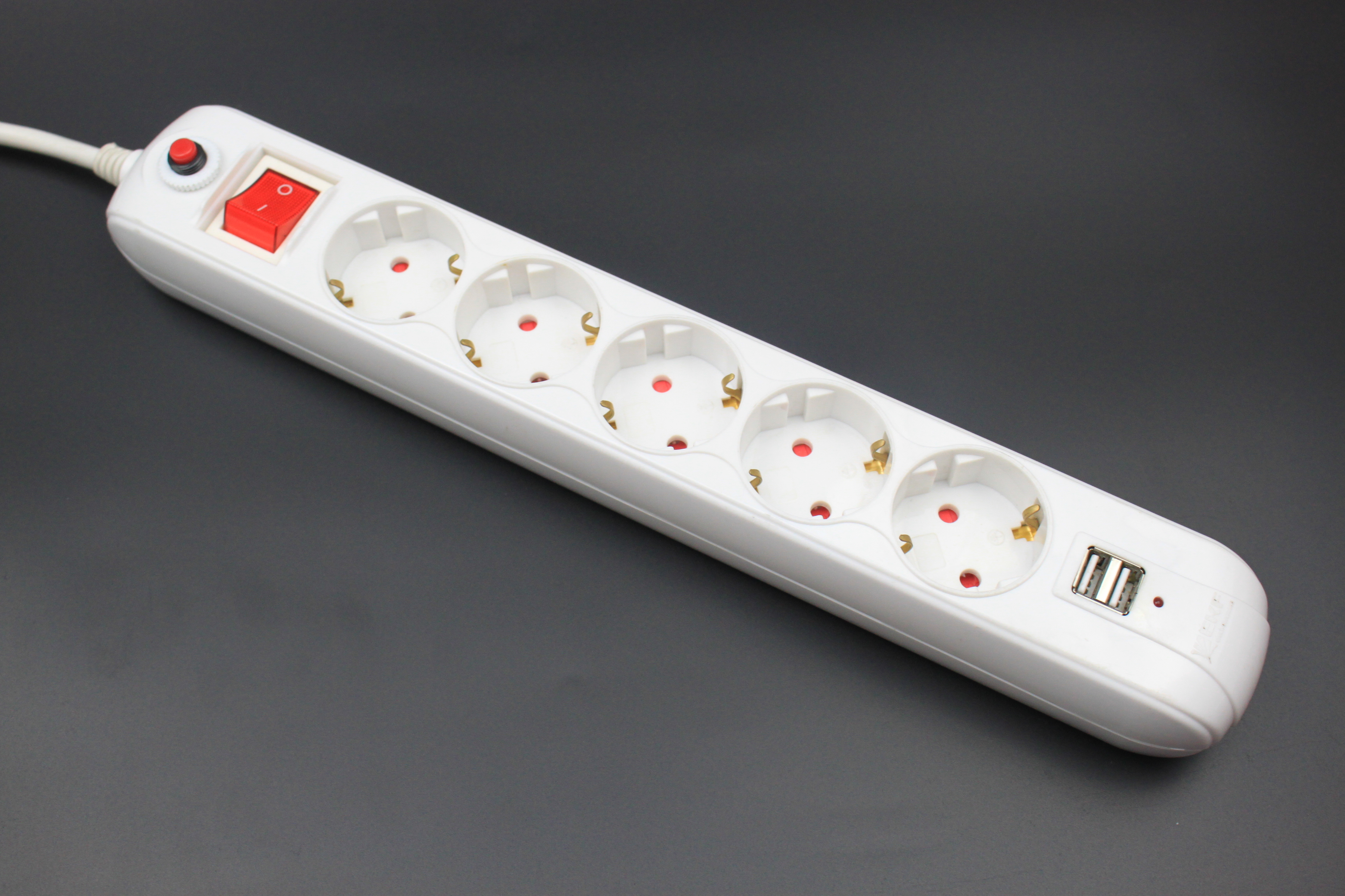 Extension SOCKETS 5Way with USB