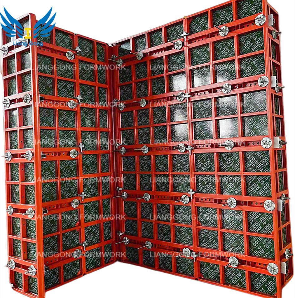 China Manufacturer Adjustable Steel Frame Pillar Formwork for Construction Different Sizes