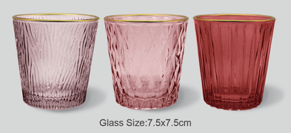 Glass candle holder 3