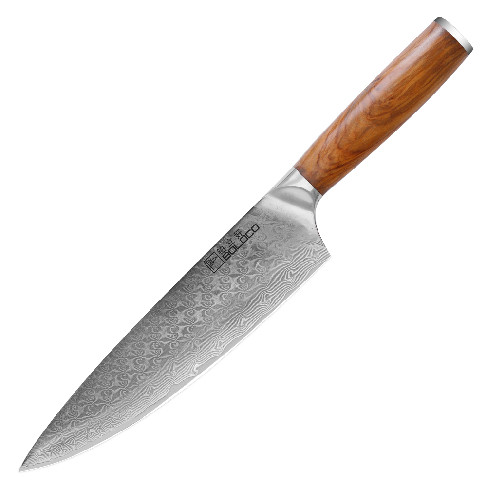 Damascus chef knife
