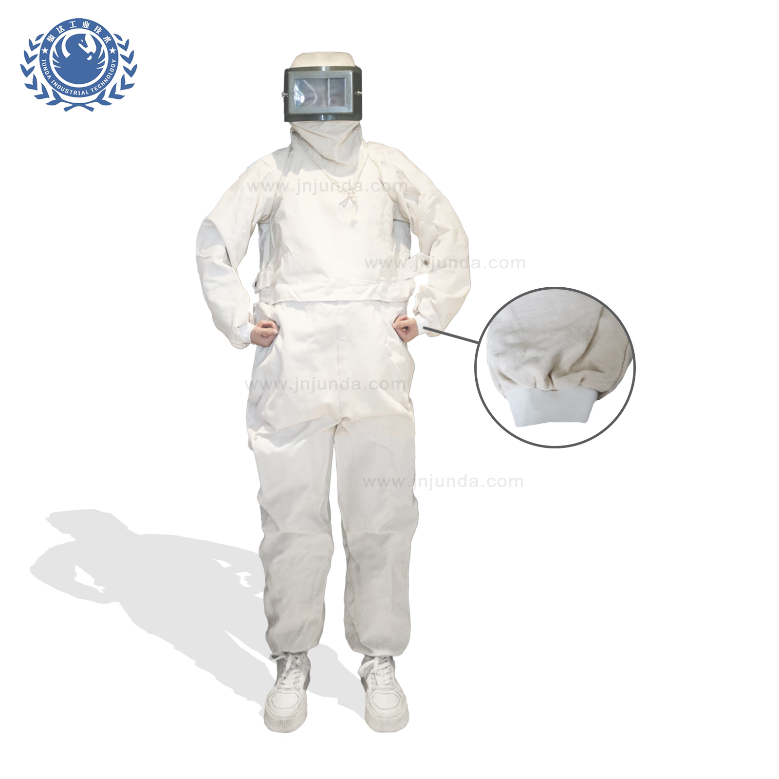 Sandblasting protection sandblaster suit sandblasting glove sandblasting helmet